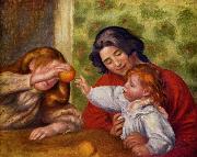 Gabrielle, Jean und ein Madchen Pierre-Auguste Renoir